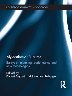 cover image of Algorithmic Cultures